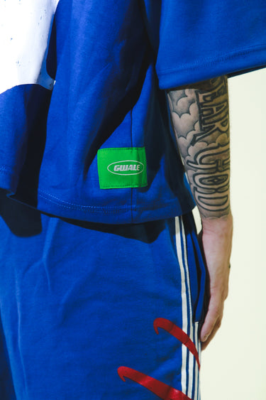 818 Marathon Runner Tee Blue